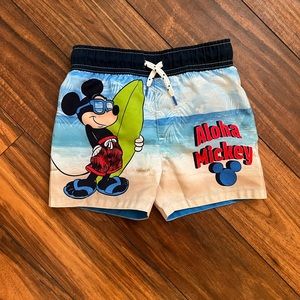 Mickey Mouse Swim Trunks 2T